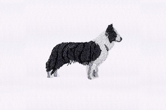 Border Collie Embroidery Review for Apparel Projects