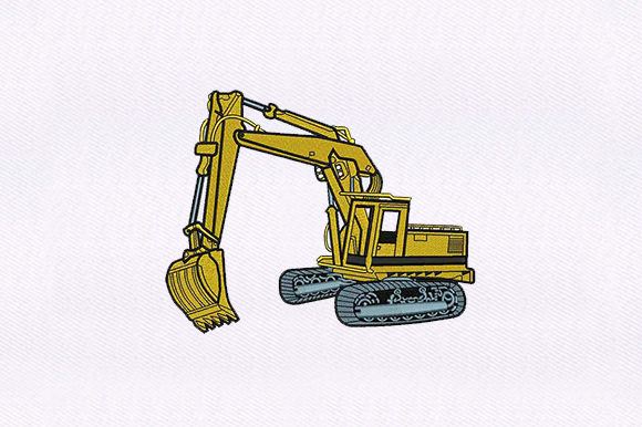 Excavator Embroidery Design Review
