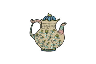 Flower Tea Pot Embroidery Review