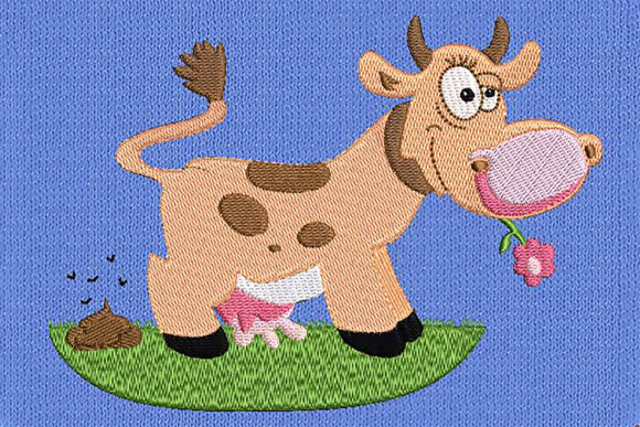 Happy Cow Clip-art Embroidery Review