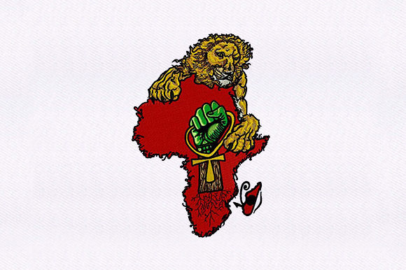 Lion African Continent Embroidery Review