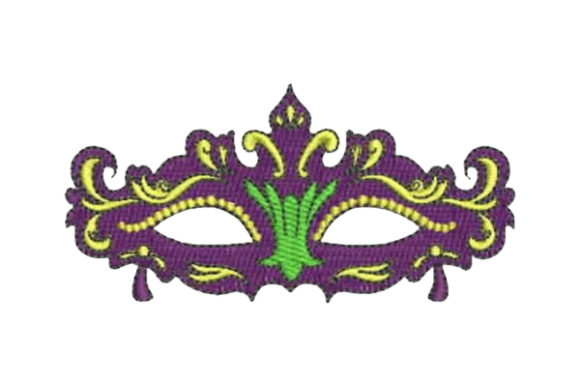 Mardi Gras Mask Embroidery Review