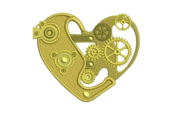Mechanical Heart Embroidery Design Review