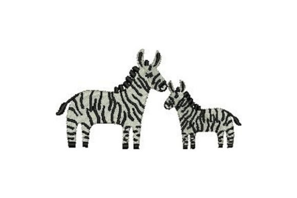 Mom and Baby Zebras Embroidery Review