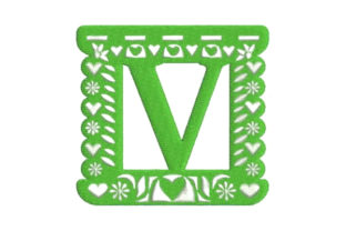Papel Picado Alphabet V Embroidery Review