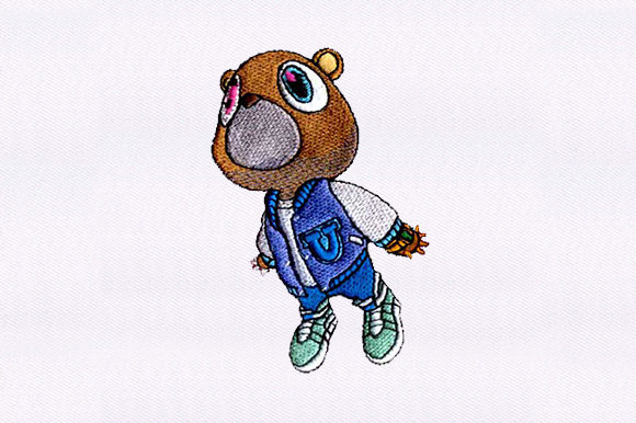 Teddy Bear Embroidery for Handmade Gifts
