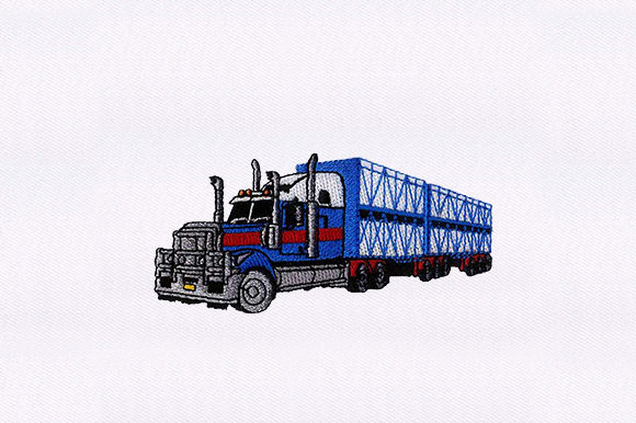 Trailer Truck Vehicle Embroidery Review